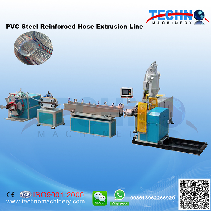 PVC Steel Wire Reinforced Hose Extrusion Line