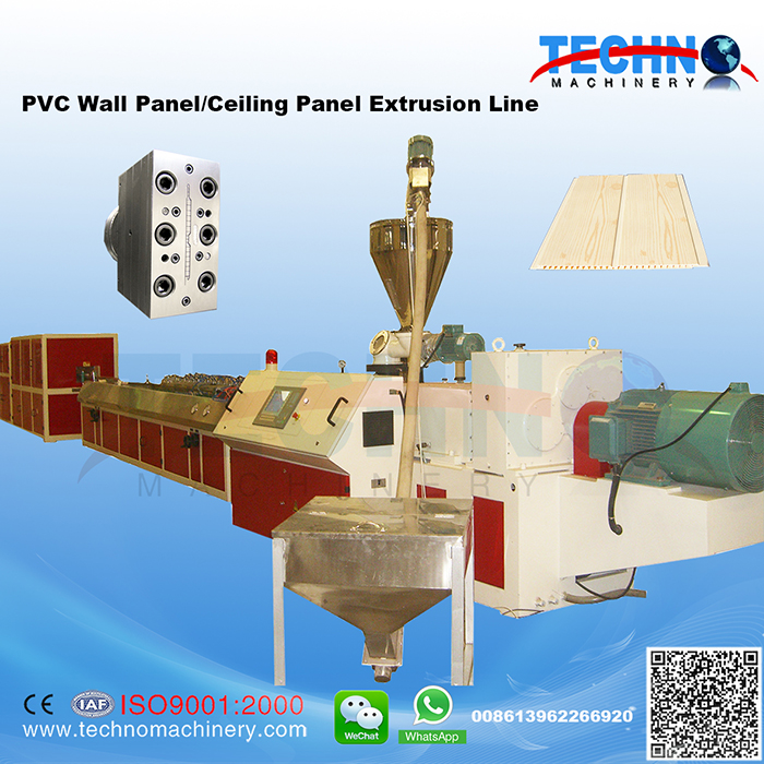 PVC Ceiling/Wall Panel Extrusion Line