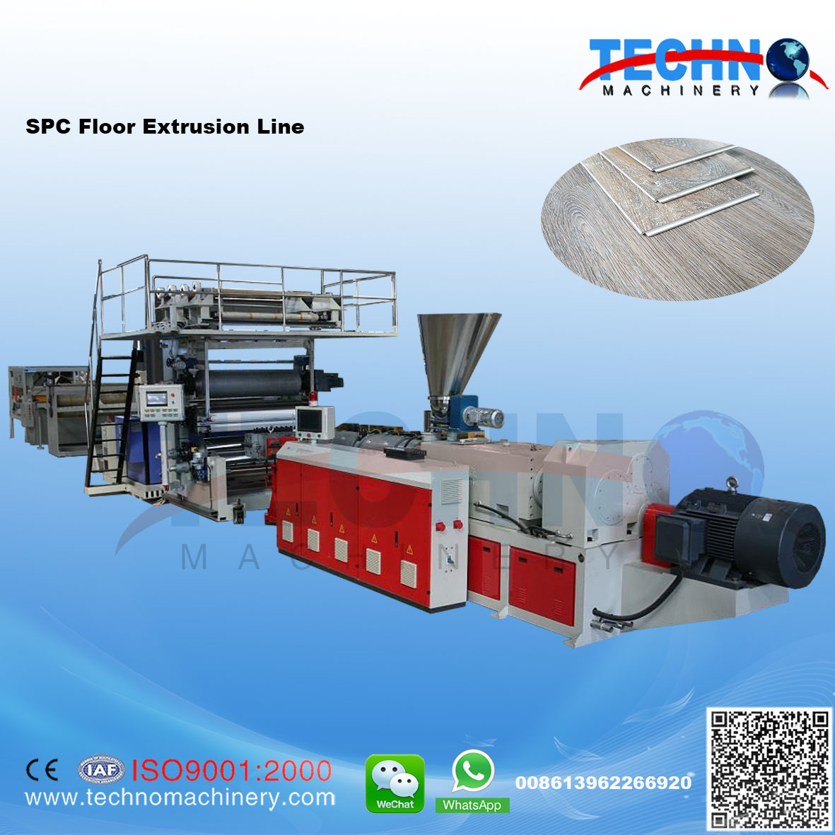 Advanced SPC Flooring Extrusion Line