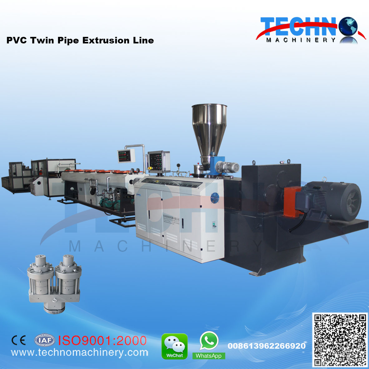 PVC Twin Pipe/Four Pipe Extrusion/Production Line